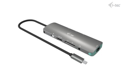 I-Tec Usb-C Metal Nano Docking Station 4K Hdmi Lan With Power Delivery 100 W + Charger 100W