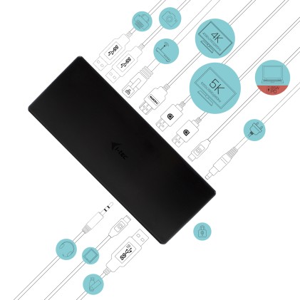 I-Tec Docking Station Usb-C/Thunderbolt 3, Triplo Display + Power Delivery 85W