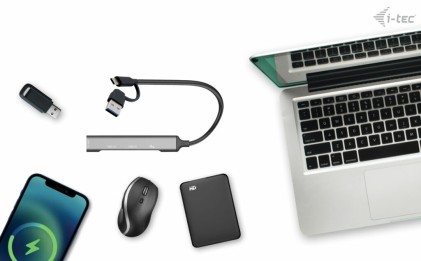 I-Tec Usb-C/Usb-A,Hub 1X Usb 3.0 + 3X Usb 2.0,Metal