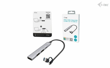 I-Tec Usb-C/Usb-A,Hub 1X Usb 3.0 + 3X Usb 2.0,Metal