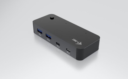 I-Tec Hub Kvm Universale, 2X Usb-C, 2X Usb-A 3.0 Port
