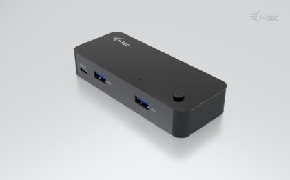 I-Tec Hub Kvm Universale, 2X Usb-C, 2X Usb-A 3.0 Port