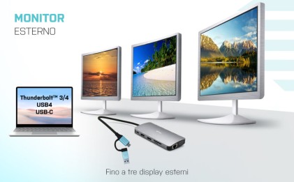 I-Tec Docking Station Usb 3.0 Usb-C/Tb3 3X Display Metal Nano Dock With Lan, Pd 100 W