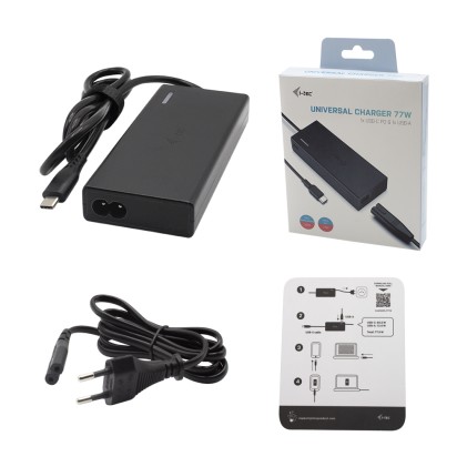I-Tec Alimentatore Usb-C Smart Charger 65W + Porta Usb-A 12W