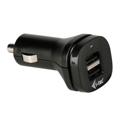 I-TEC Dual USB Car Charger 2x USB 2.1A ready for Apple iPad 1/2/3/4 iPad mini und iPhone 4S/5