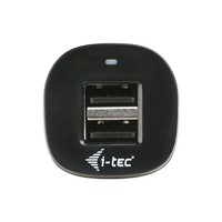 I-TEC Dual USB Car Charger 2x USB 2.1A ready for Apple iPad 1/2/3/4 iPad mini und iPhone 4S/5