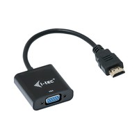I-TEC Adapter HDMI to VGA resolution Full-HD 1920x1080/60 Hz Cable 15 cm gilded HDMI-connector
