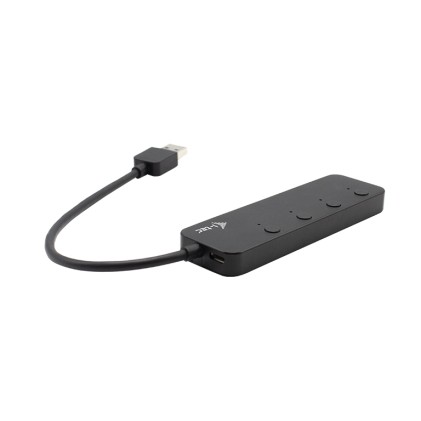 I-Tec Hub 4 Porte Usb 3.0 Metal, On/Off Individual Switches