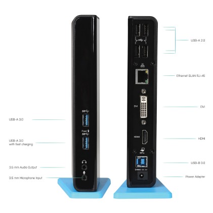 I-Tec Docking Station Usb 3.0 Dual Hd Video, Audio, Hub Usb 3.0
