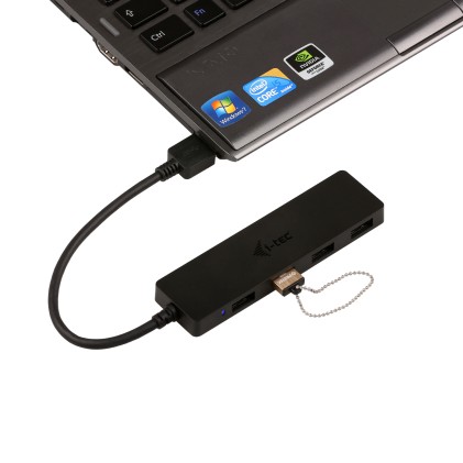 I-Tec Hub 4 Porte Usb 3.0, No Alimentatore (Power Delivery)