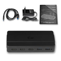 I-TEC USB 3.0 Advance Charging HUB 7 with power adapter 7x USB Chargingport. For Tablets Notebooks Ultrabooks PC