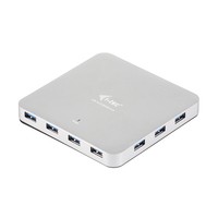 I-TEC USB 3.0 Metal Active HUB 10 port including Power ideal for Notebook Ultrabook Tablet PC support Win and Mac OS
