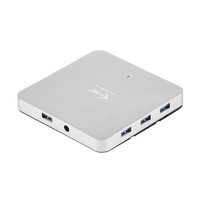 I-TEC USB 3.0 Metal Active HUB 10 port including Power ideal for Notebook Ultrabook Tablet PC support Win and Mac OS