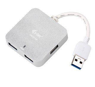 I-TEC USB 3.0 Metal Passive HUB 4 Port without power adapter for Notebook Ultrabook Tablet PC Support Win and Mac OS