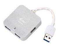 I-TEC USB 3.0 Metal Passive HUB 4 Port without power adapter for Notebook Ultrabook Tablet PC Support Win and Mac OS