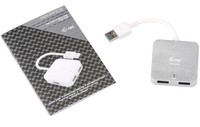 I-TEC USB 3.0 Metal Passive HUB 4 Port without power adapter for Notebook Ultrabook Tablet PC Support Win and Mac OS