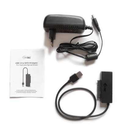I-Tec Usb 3.0 Sata Adapter, With Power Adapter, Blueray Support