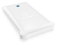 ICYBOX IB-233U3-WH IcyBox External 2,5 HDD case SATA to 1xUSB 3.0, white+ protection bag