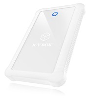 ICYBOX IB-233U3-WH IcyBox External 2,5 HDD case SATA to 1xUSB 3.0, white+ protection bag
