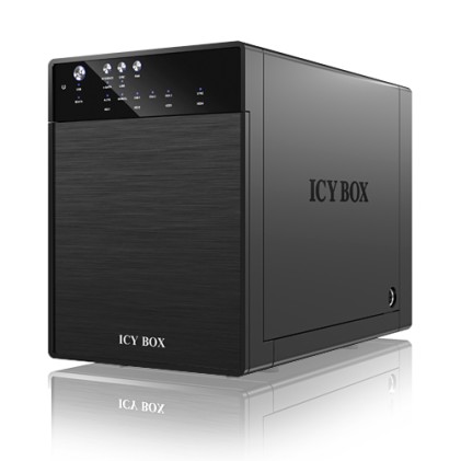 ICYBOX IB-3640SU3 IcyBox External 4x3,5 HDD case SATA to USB 3.0, eSATA, JBOD, Black