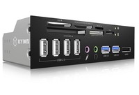 ICYBOX IB-863a-B IcyBox Card Reader with multiport panel, USB 3.0, 1x eSATA interface