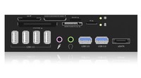 ICYBOX IB-863a-B IcyBox Card Reader with multiport panel, USB 3.0, 1x eSATA interface