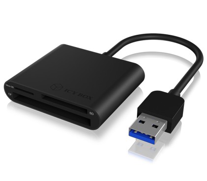 ICYBOX IB-CR301-U3 IcyBox External card reader USB 3.0, CF, SD, microSD