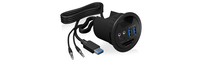 ICYBOX IB-HUB1404A IcyBox Desk Hub 2x USB 3.0, 1x USB 3.0 Type-C, audio input/output, SD reader