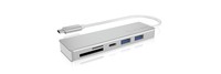 ICYBOX IB-HUB1413-CR IcyBox 3x Port USB 3.0 (2x Type-C and 1x Type-A) Hub, USB Type-C, card reader
