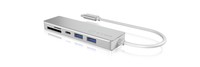 ICYBOX IB-HUB1413-CR IcyBox 3x Port USB 3.0 (2x Type-C and 1x Type-A) Hub, USB Type-C, card reader