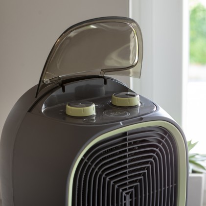 Termoventilatore Imetec 4030 Silent Power Eco Grigio E Verde