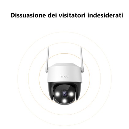 Imou Telecamere Ip Cruiser 2C 3K Ptz Ip/Wi-Fi Full-Color 4Mp 3.6 Mm Ir