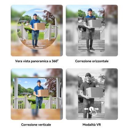 Imou Video Campanello Doorbell 3S 2K Kit A Batteria 4Mp + Chime