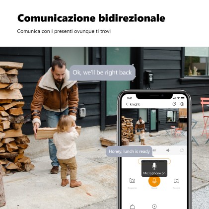 Camera Bullet Knight 8Mp 4K Fc Imou 2.8Mm/Ir30/Ip66/16X/Wifi/Msd/Mic