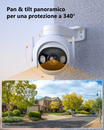 Imou Cruiser 2 3K Telecamera Outdoor Motorizzata 5Mp Full Color, Wi-Fi 6, Sirena, Faretto