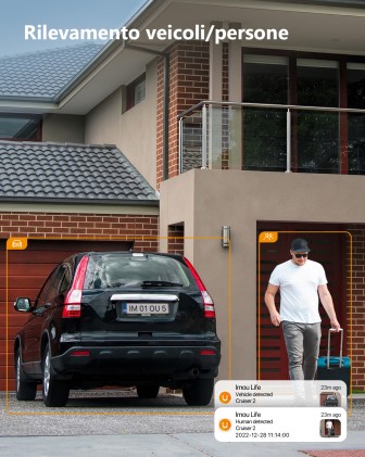 Imou Cruiser 2 3K Telecamera Outdoor Motorizzata 5Mp Full Color, Wi-Fi 6, Sirena, Faretto