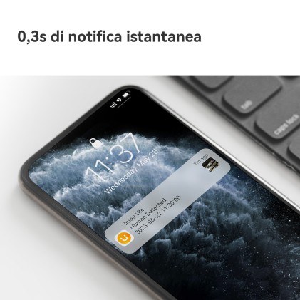 Imou Cruiser Sc 3K, Telecamera 5Mp Con Pan 355 E Tilt 0-90, Visione Notturna A Colori, Smart Track