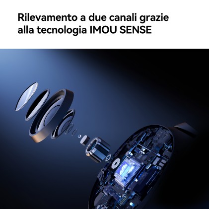 Camera Dome Dual 6Mp Ptz Ip/Wi-Fi Ir Mic/Speak
