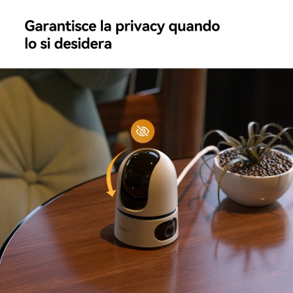 Imou Ranger Dual 6Mp Telecamera Interna Doppia Ottica Motorizzata, Ai Imou Sense, Sirena E Faretto