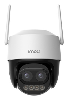 Imou Cruiser Z 3K, Telecamera Doppia Lente 5Mp Con Pan 0-355 E Tilt 0-90, Zoom 12X, Visione Nottur