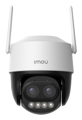 Imou Cruiser Z 3K, Telecamera Doppia Lente 5Mp Con Pan 0-355 E Tilt 0-90, Zoom 12X, Visione Nottur