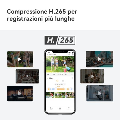 Imou Cell Go Full Color Telecamera Ricaricabile 2K (3Mp), Interna/Esterna, Sirena 90Db, Ip65