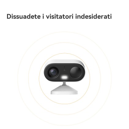 Imou Cell Go Full Color Telecamera Ricaricabile 2K (3Mp), Interna/Esterna, Sirena 90Db, Ip65