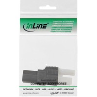 InLine Adattatore alimentazione elettrica, Power Adapter, Spina Americana su Connettore C-13, Nero