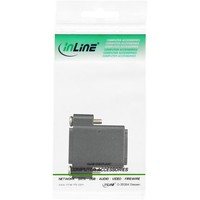 InLine Adattatore HDMI femmina a HDMI femmina, montaggio pannello con viti, contatti dorati