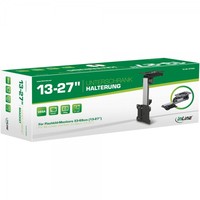 InLine Supporto Monitor / TV da armadio, staffa con braccio ripiegabile per LCD-/LED- Display 68cm (27"), portata 20Kg