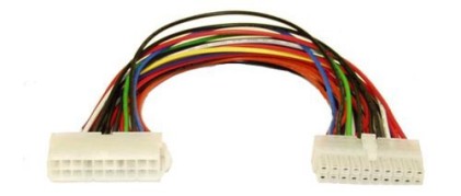 InLine Cavo adattatore alimentazione interna da alimentatore ATX 20pin a Mainboard AT P8P9, 20cm