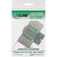 InLine Adattatore SAS su staffa PCI/Slot Centr. 50pin da 26-pin Mini SAS (SFF-8088) esterno a 4x SATA interne