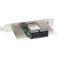 InLine Adattatore SAS su staffa PCI/Slot Centr. 50pin da 26-pin Mini SAS (SFF-8088) esterno a 4x SATA interne