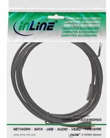 InLine Cavo Micro USB 2.0, Prolunga, Type Micro-B maschio / femmina, nero, pin dorati, 5m